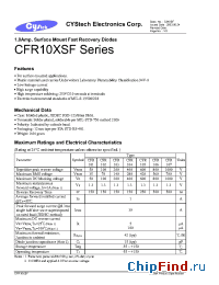Datasheet CFR107 производства Cystech